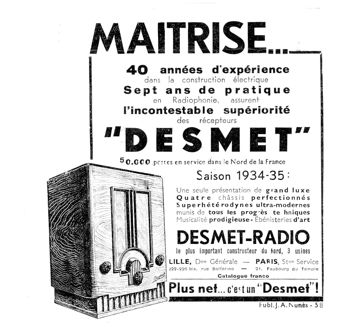 Desmet : Maitrise