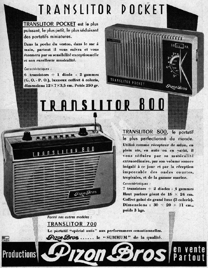 Translitor Pocket et Translitor 800