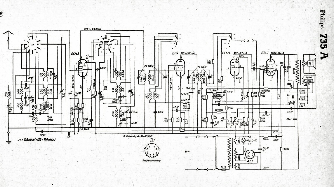 Philips 735 A Schéma