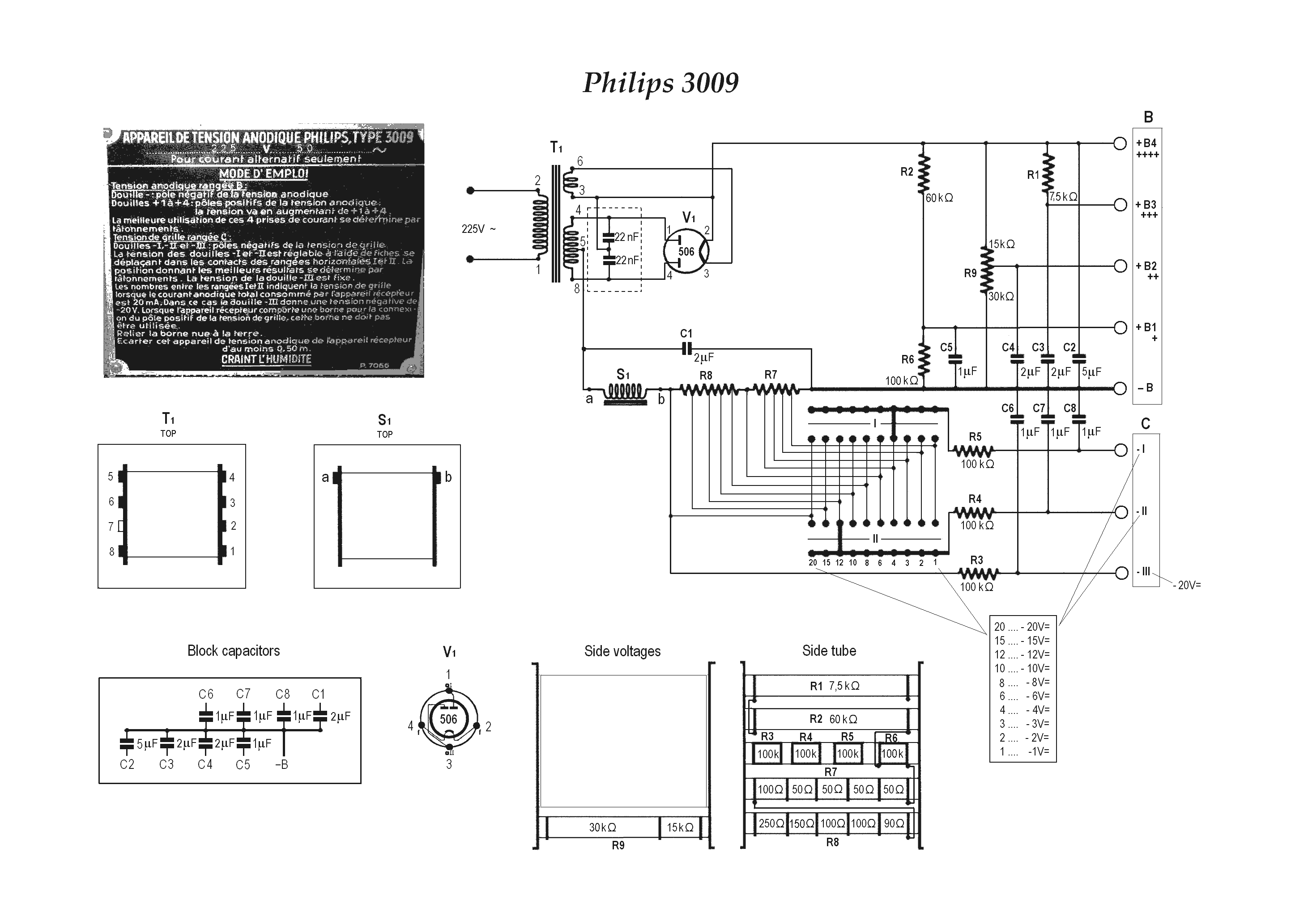 Philips 3009 Schéma
