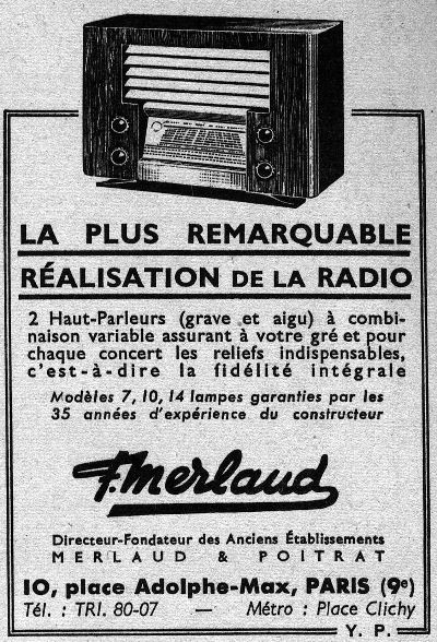 La plus remarquable réalisation de la radio
