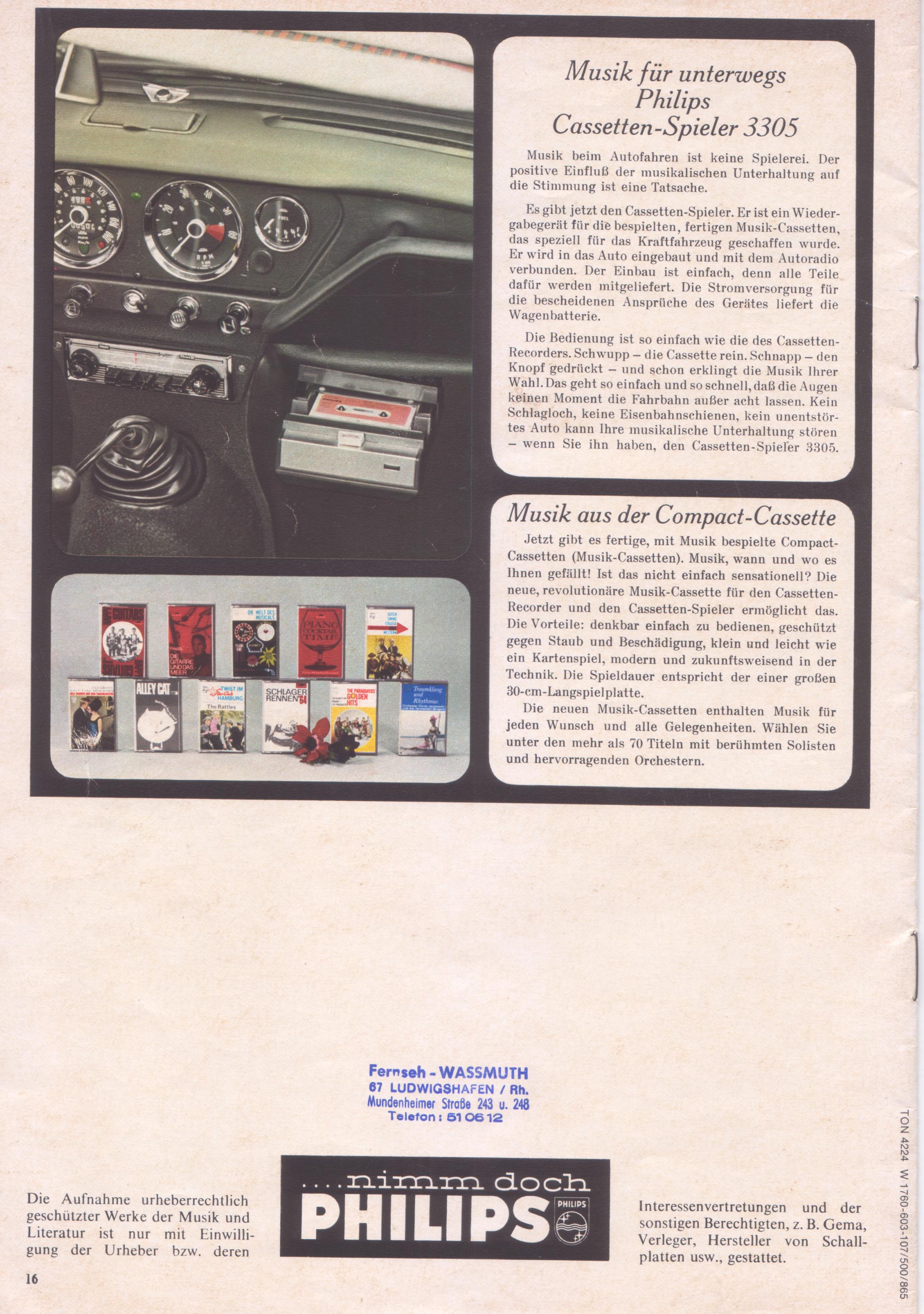 Philips EL 3305 Publicité  (allemand)