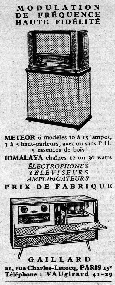 Modulation de Fréquence HiFi : Météor, Himalaya