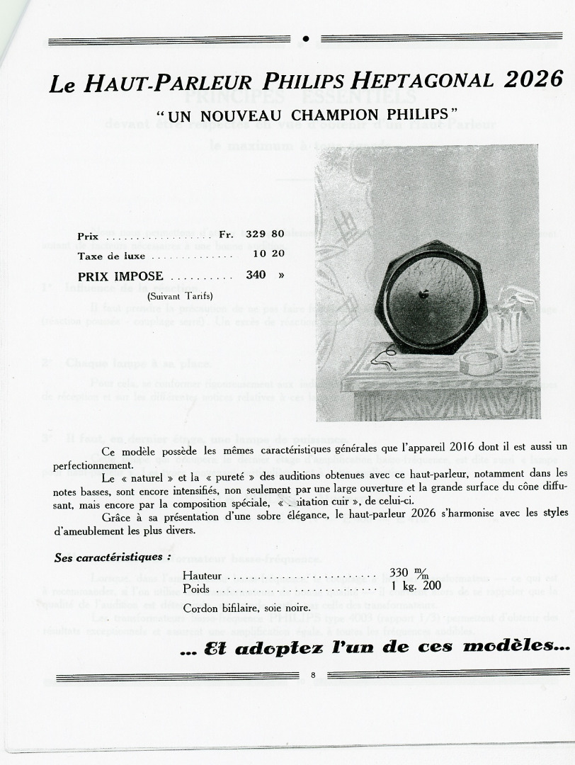 Philips 2026 Extrait "Les haut-parleurs Philips toujours dans la note"