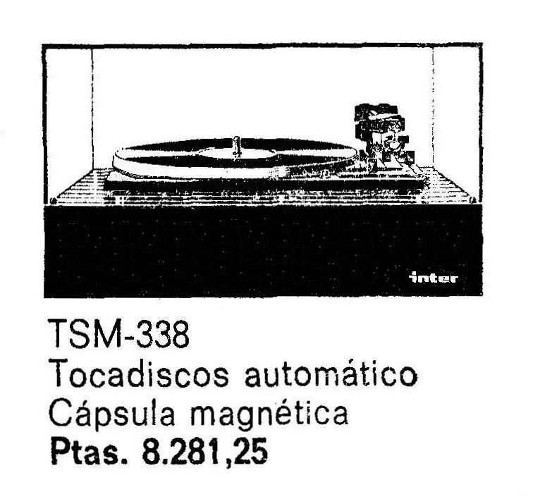 Inter TSM-338 (BSR MA 75) • Publicité