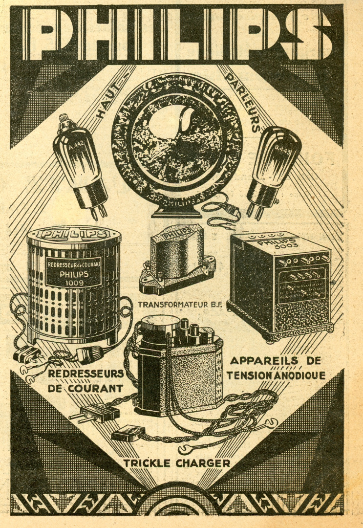 Publicité Fil et Sans-Fil 15 mai 1929