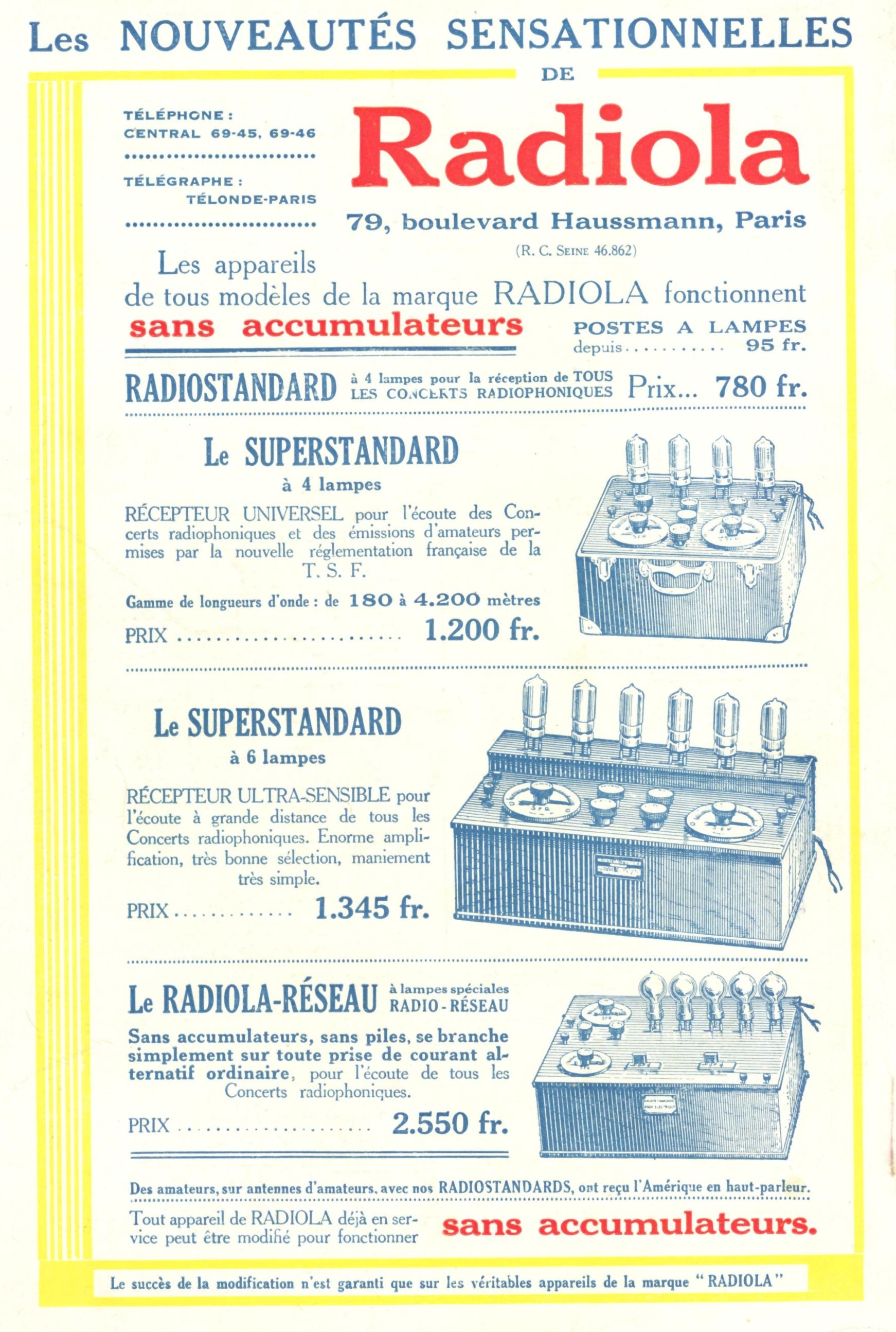 Les nouveautés sensationnelles