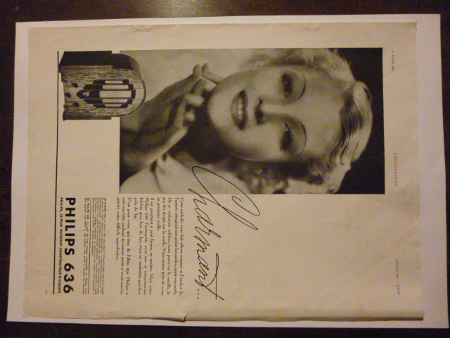 Philips 636 A Publicité - L'illustration 24 mars 1933