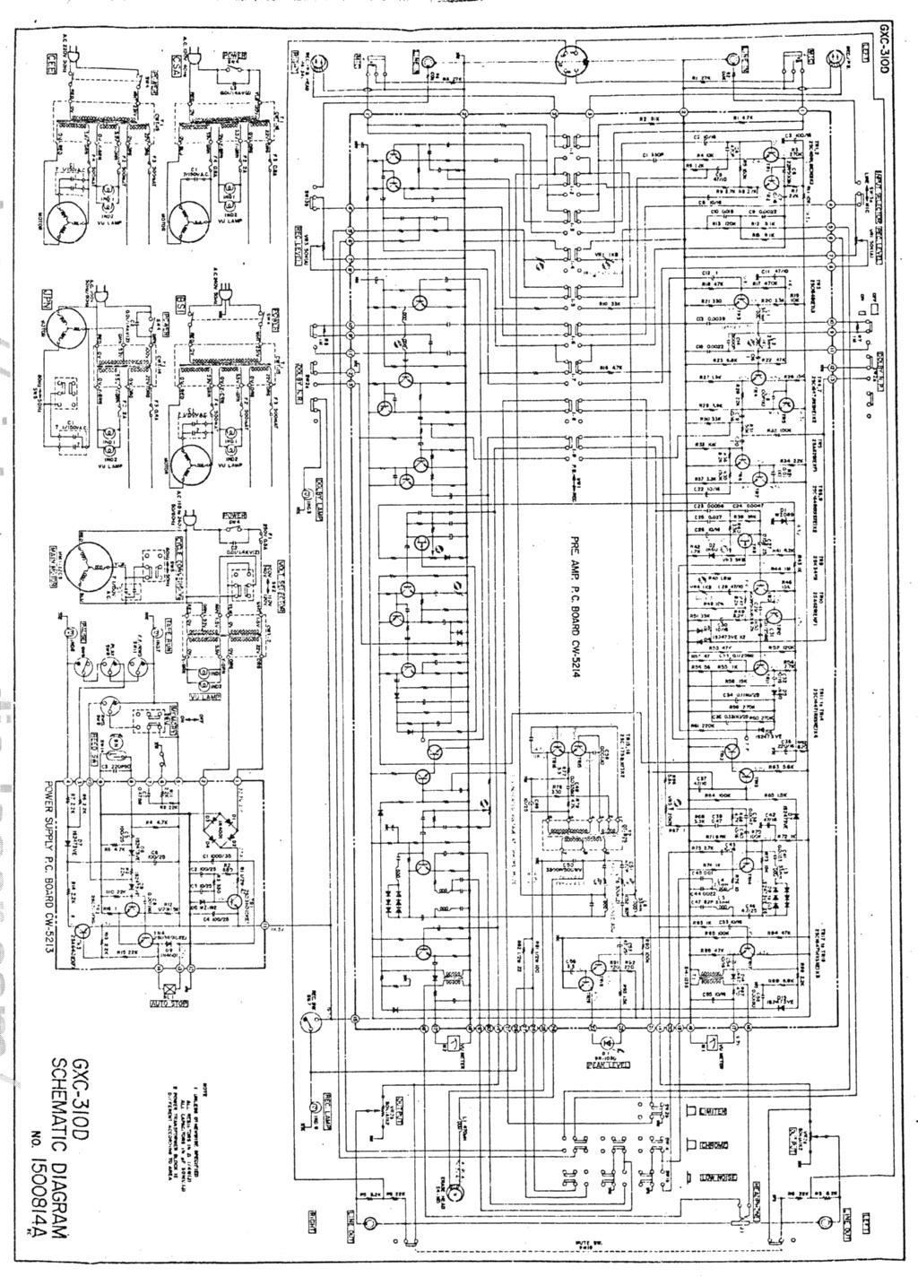 Akai GXC-310 D Schéma
