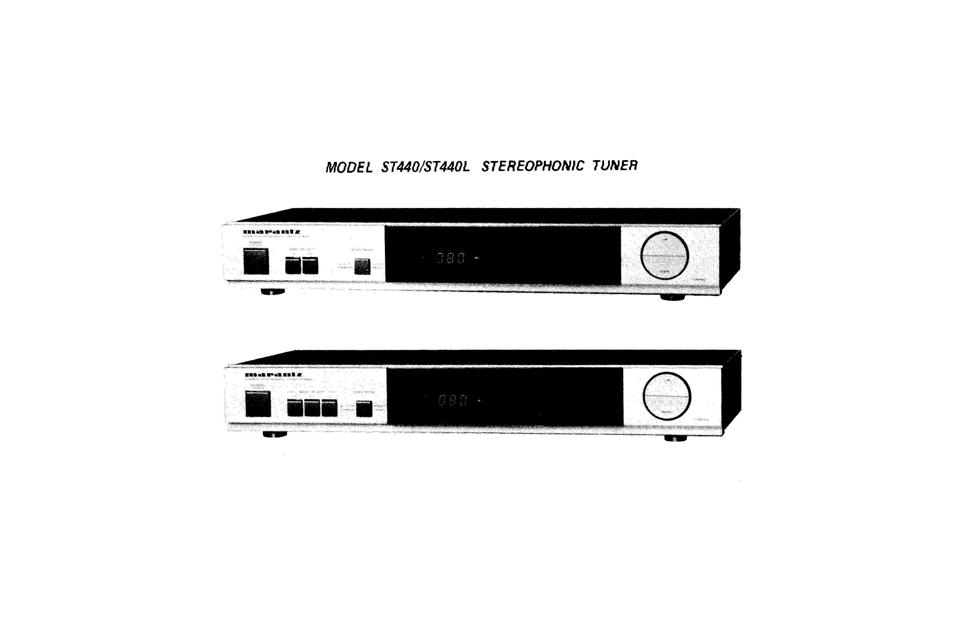 Marantz ST 440 et ST 440L • Publicité