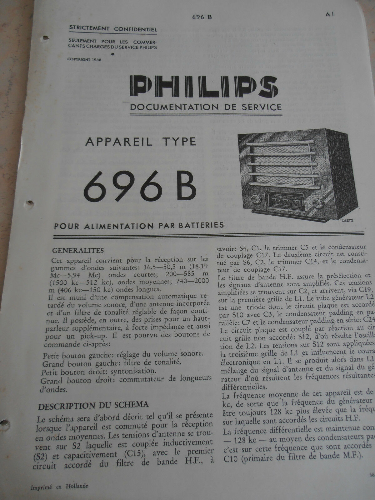 Manuel de service - Service manual