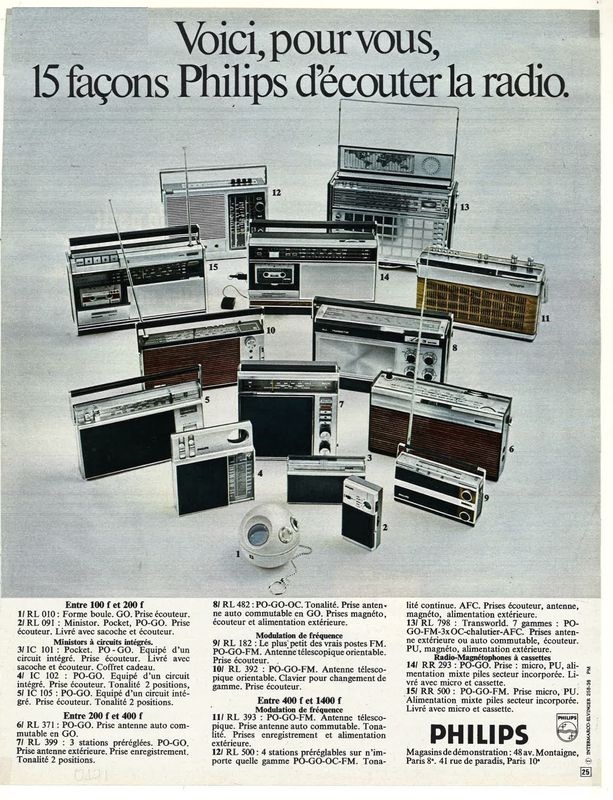 Publicité 1971