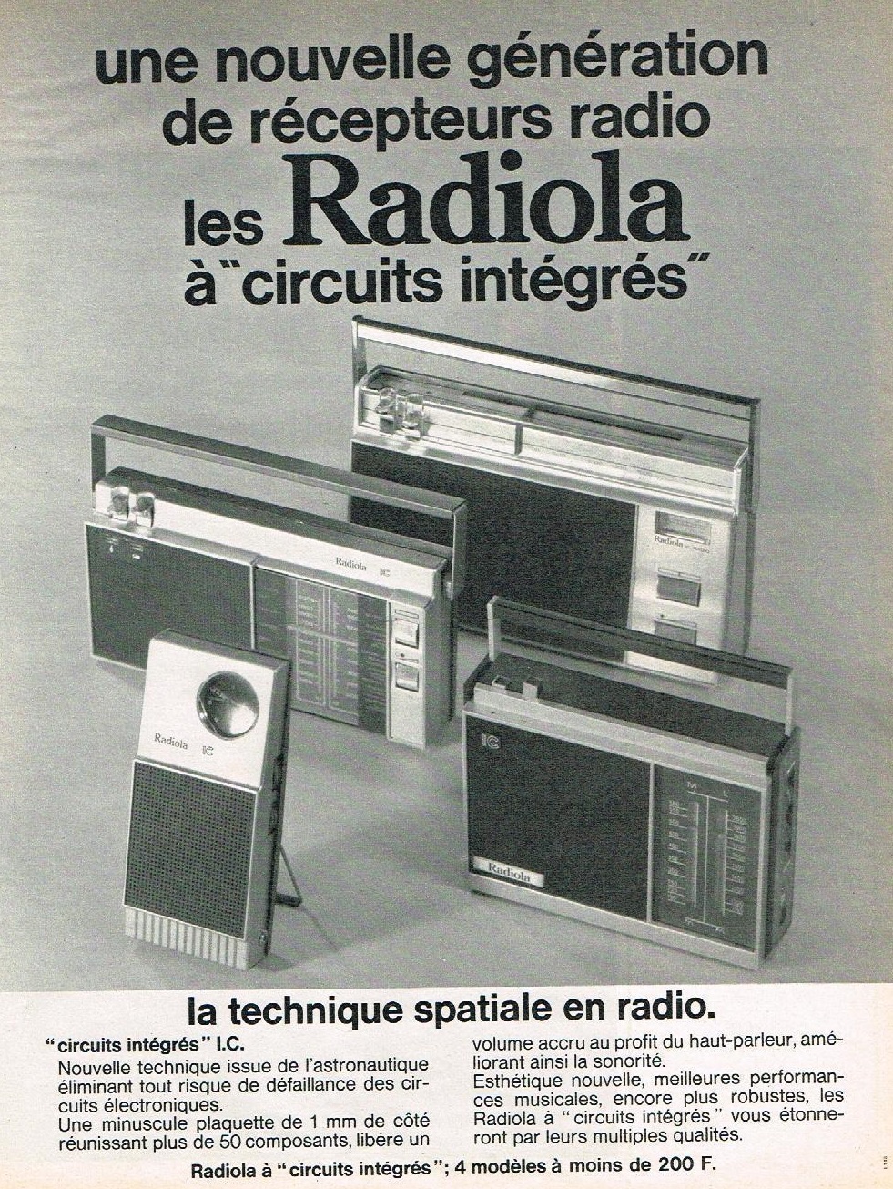Publicité 1968