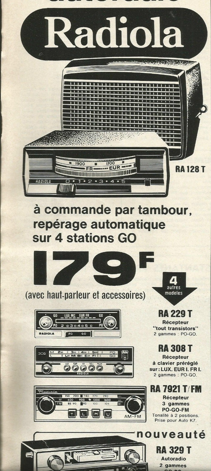 Publicité 1970