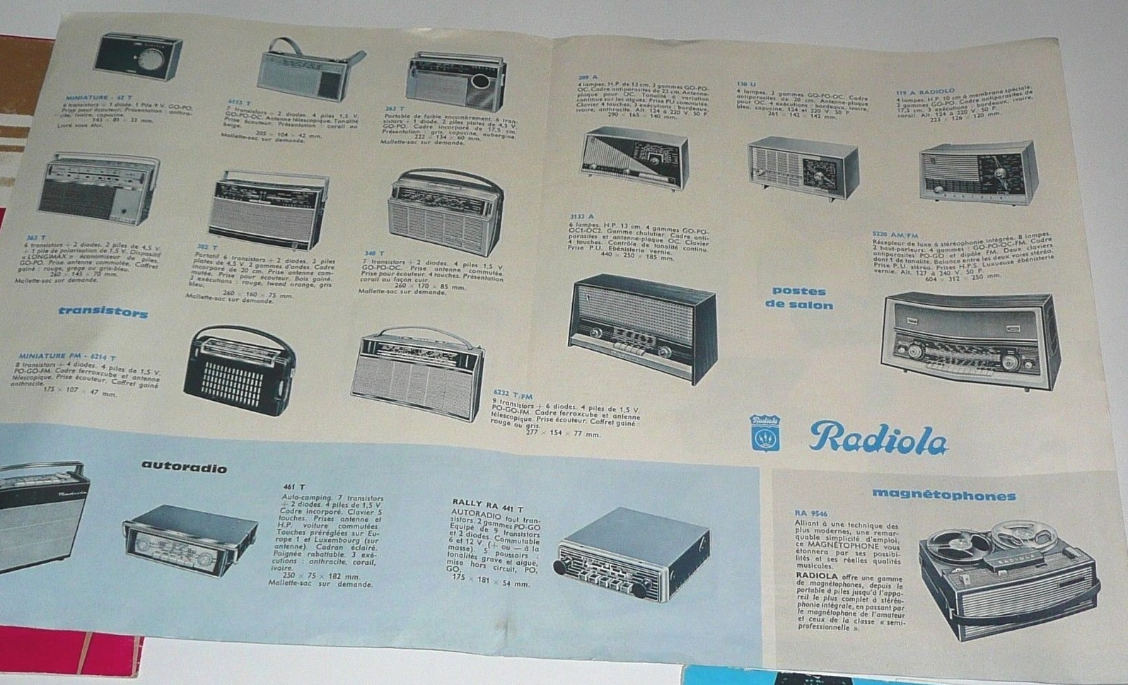 Dépliant 1962