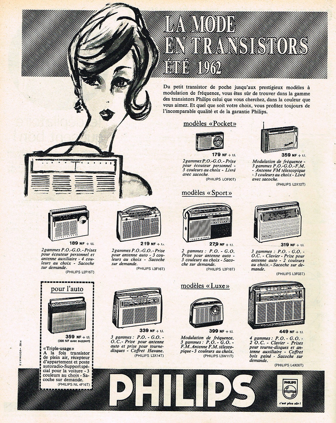 Publicité 1962