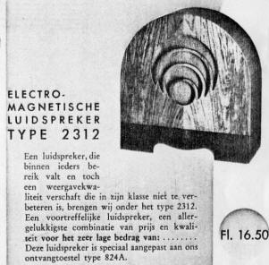 Philips 2312 • Publicité néerlandaise