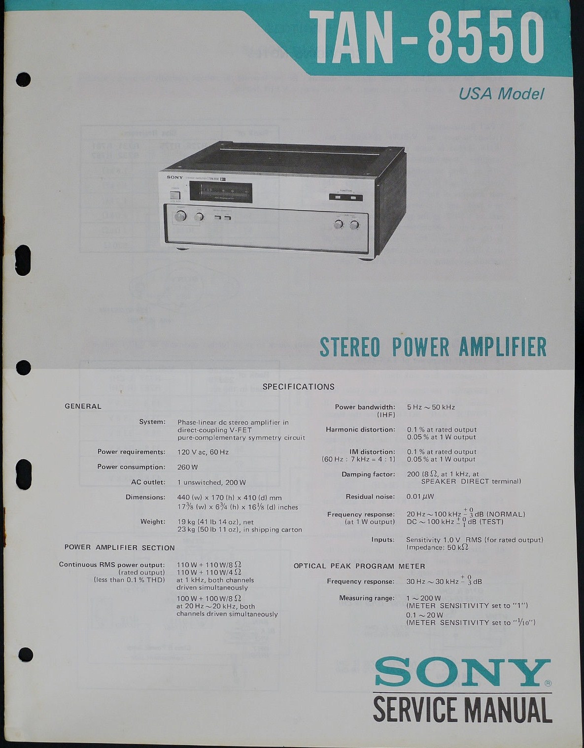 Manuel de service - Service manual