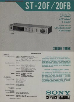 Manuel de service - Service manual