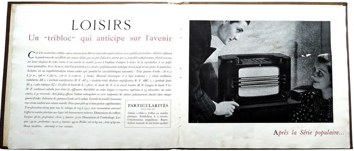 Philips 461 A Extrait de catalogue