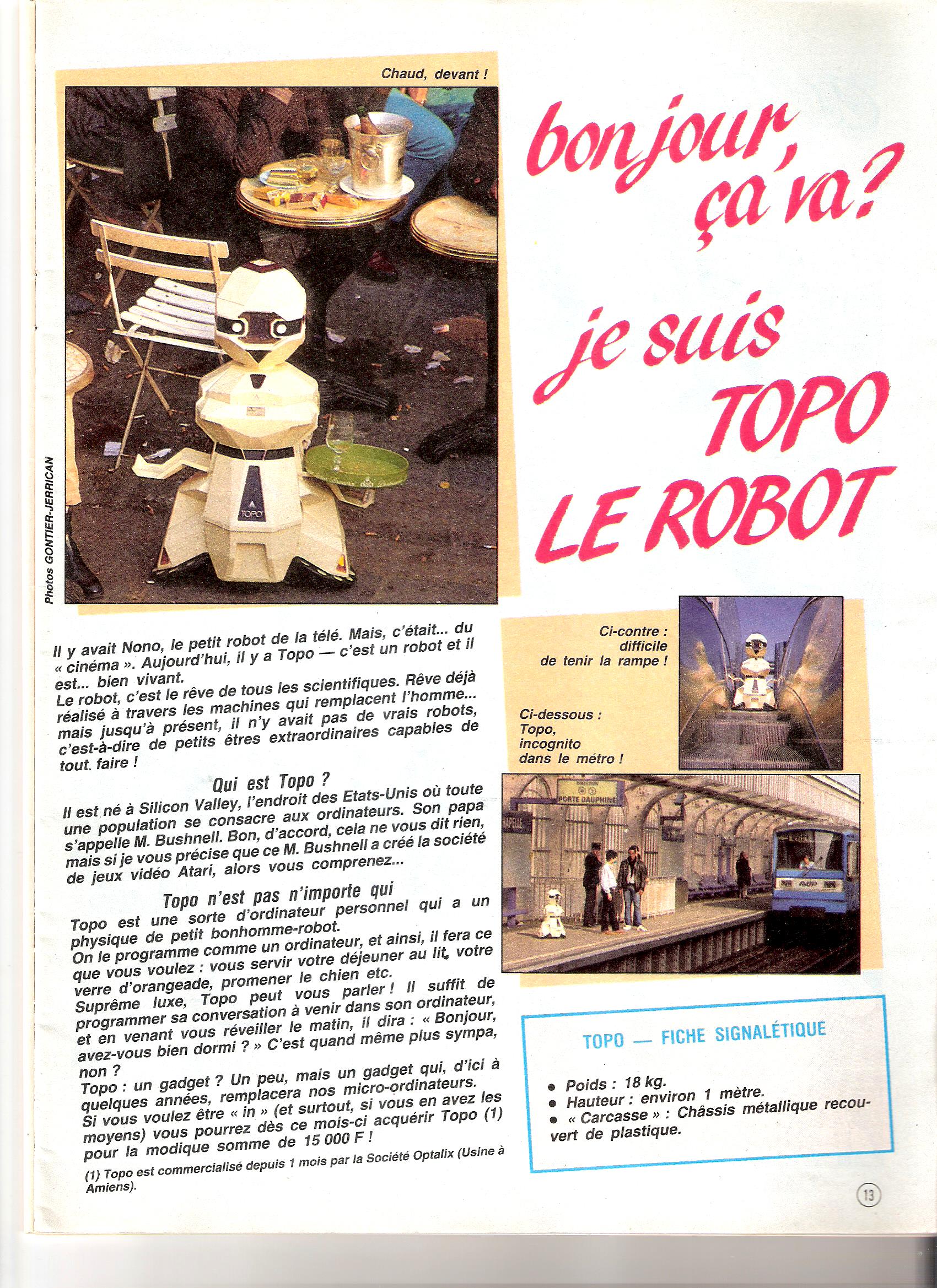 TOPO au journal de Mickey