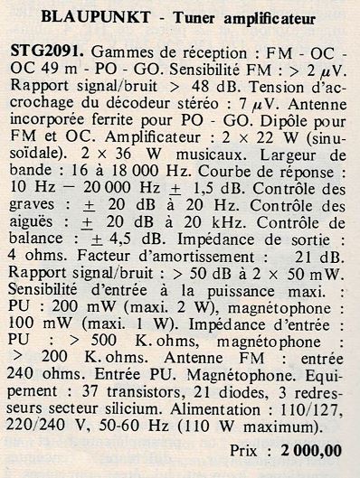 Publicité, tarif