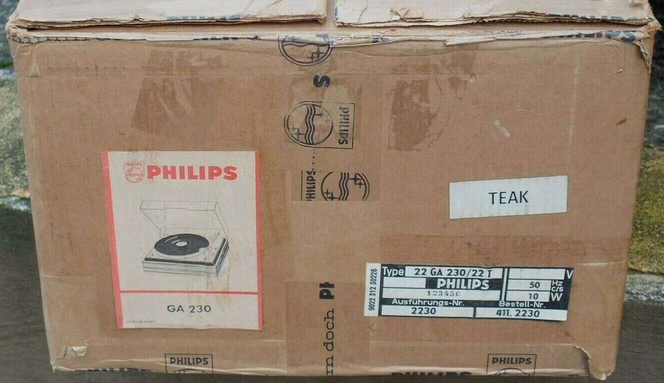 Philips 22 GA 230 • Photo de l'emballage d'origine