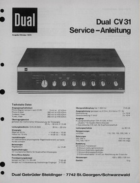 Manuel de service - Service manual