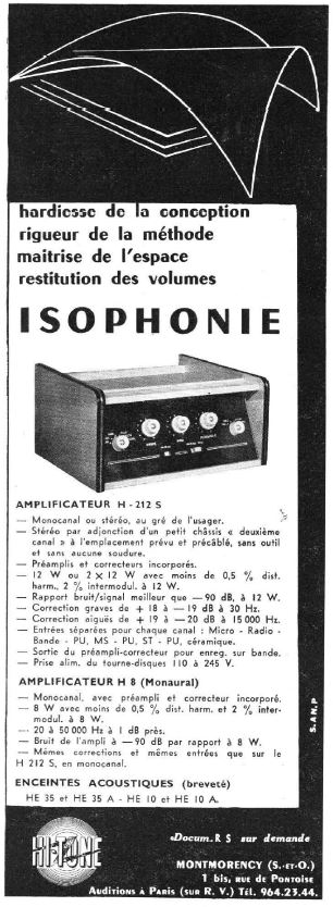Hi-Tone H 8 et H 212 S • Publicité (2)