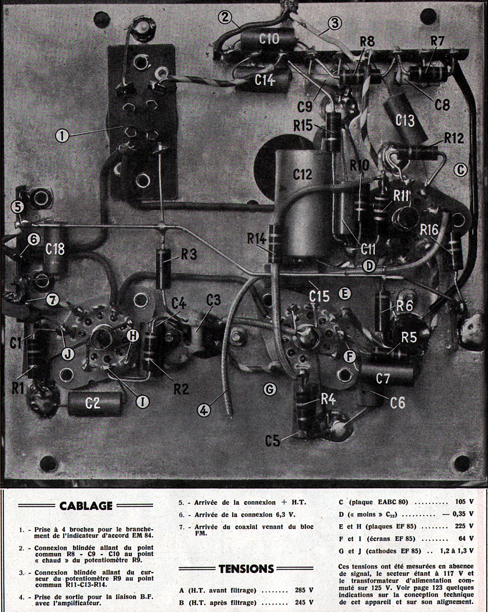 A.C.E.R. UKW 259 Tuner FM • Câblage