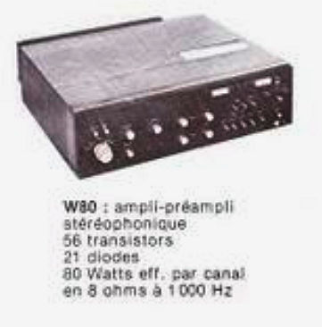 Esart W 80 • Publicité avec caractéristiques