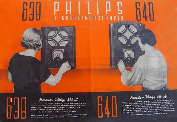 Philips 638 et 640 Dépliant publicitaire