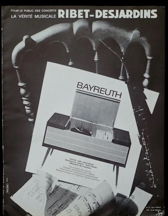 Pub Ribet Desjardins  Modèle ''Bayreuth''