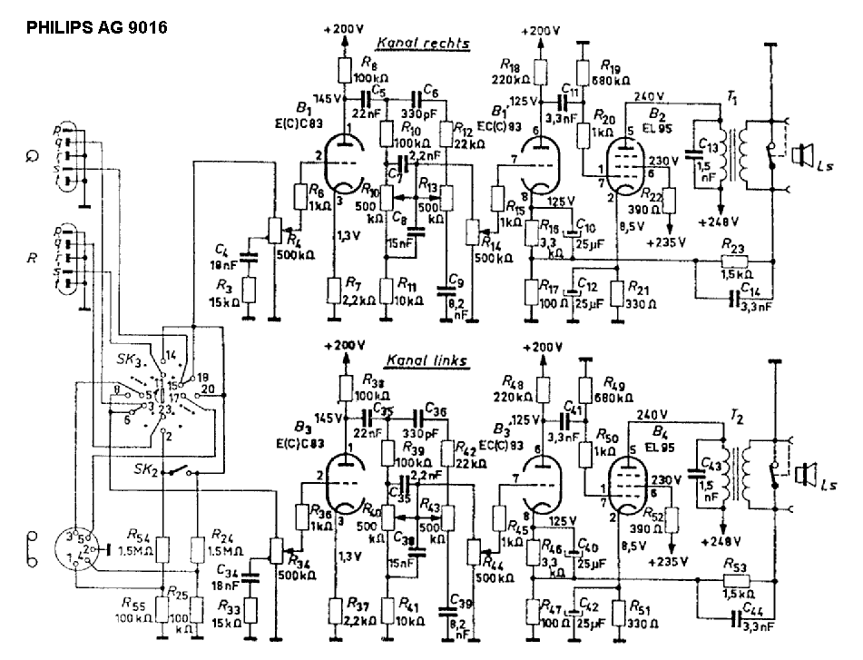 Philips  AG 9016  Schéma