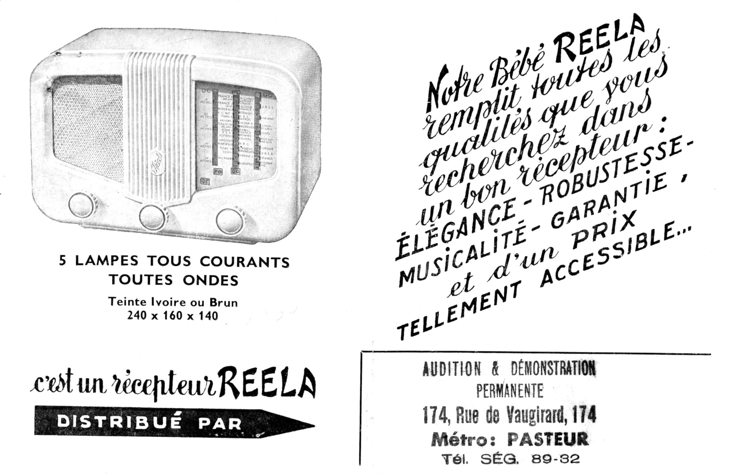 Reela Bébé Publicité