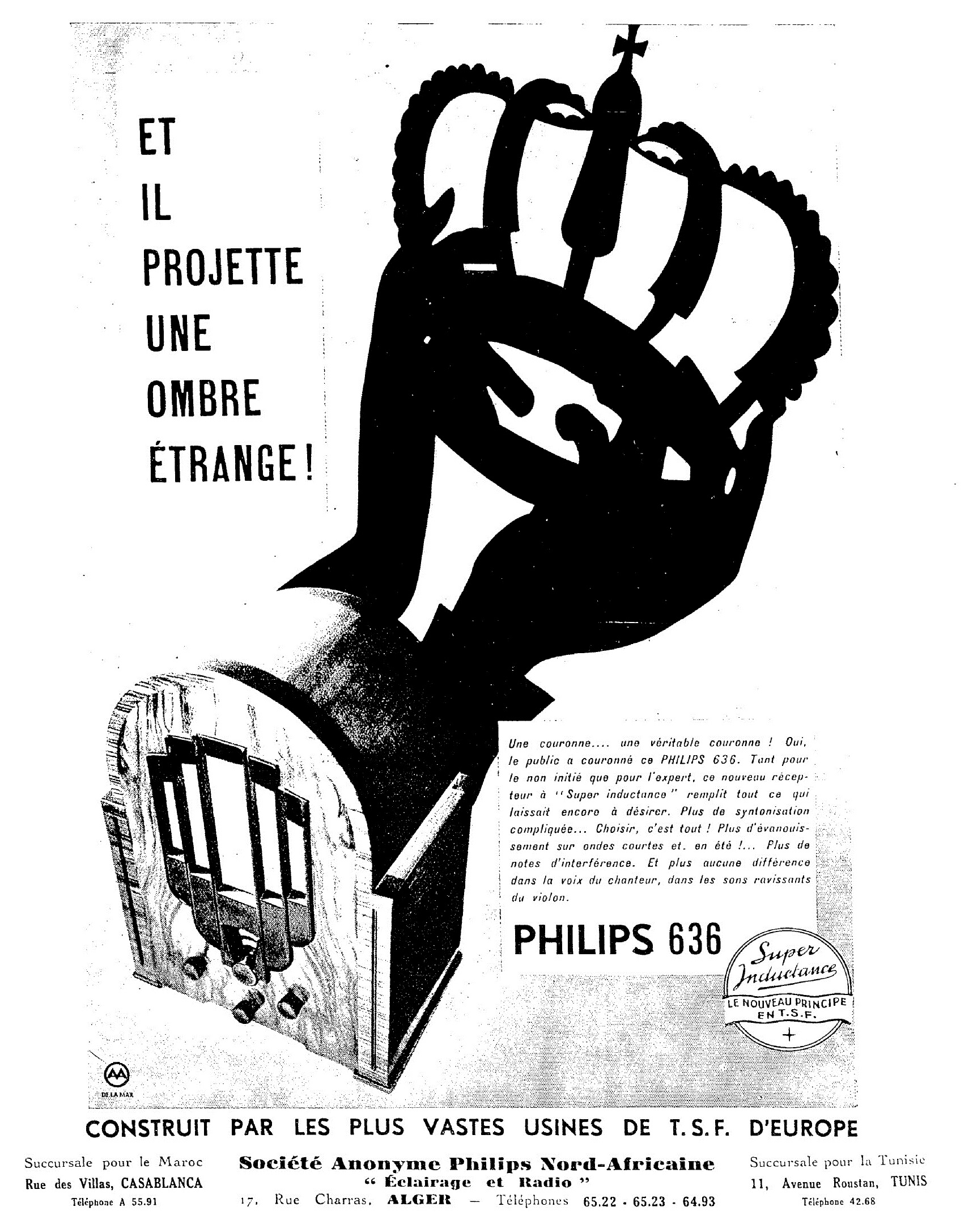 Philips 636 Publicité (Nord Afriquaine)