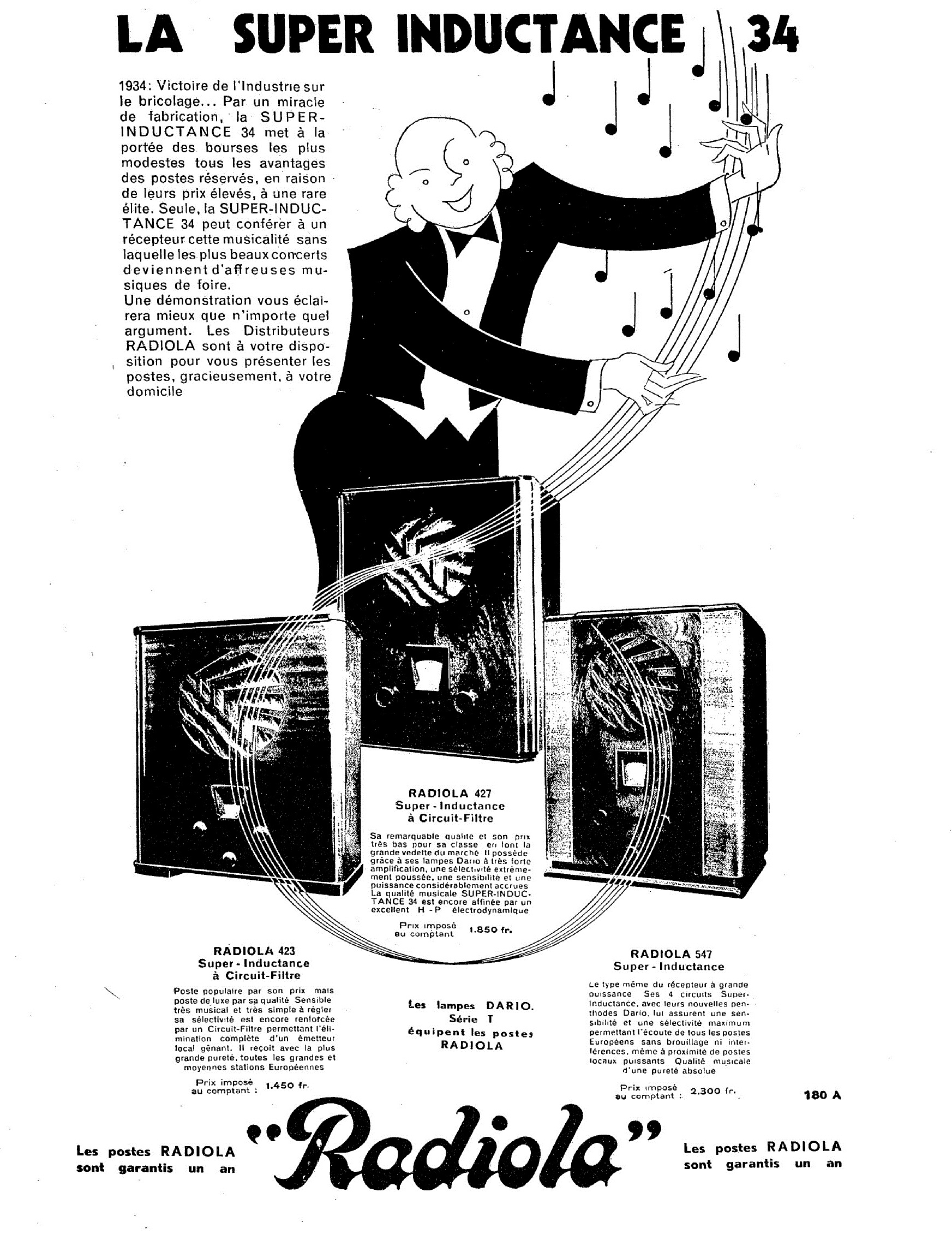 Radiola  Publicité