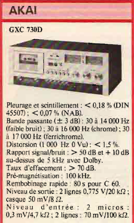 Akai GXC-730 D • Publicité salon 1977